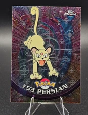 Pokémon TCG Persian 053 Topps Chrome 2000 NM 🐱 Series 1 Vintage