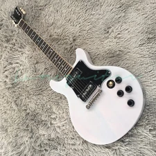 White Junior Special TV Electric Guitar Double Cut P90 Pickup Rosewood Fretboard