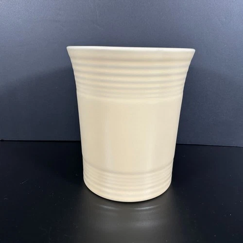 Fiestaware Homer Laughlin FIESTA HLC Utensil Holder Crock IVORY Retired