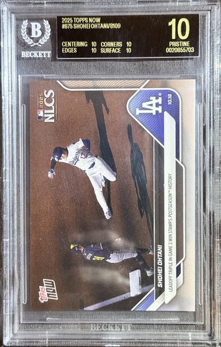 🔥 2025 Topps Now NLCS - SHOHEI OHTANI #875 /8109 Black Label