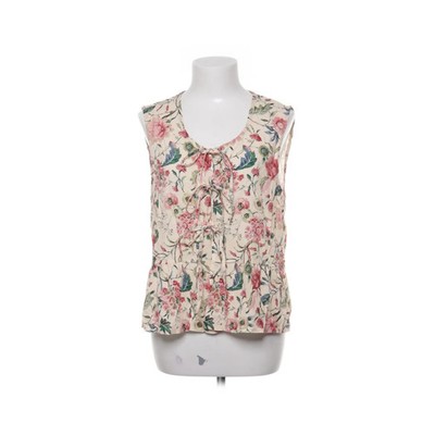 Sassy Classy, Tank­top, Größe: L, Beige/Mehrfarbig, Viskose, Blumen, Damen #TZn