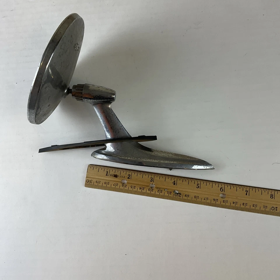Espejo retrovisor lateral Chevy Impala 1962 BelAir Biscayne Brookwood pajarita SS moldura Foto 3 de 4