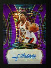 2023-24 Panini Select Toumani Camara RC Rookie Auto Purple Pulsar /15