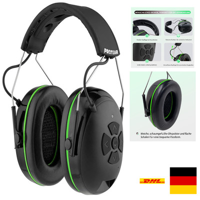 Gehörschutz Bluetooth 5.4 High-Fidelity SNR 3 120 Std. Nutzung für Lärmschutz