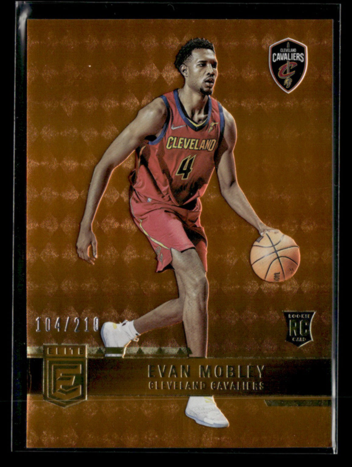 Evan Mobley RC 2021-22 Panini Donruss Elite Rookie Orange 104/210 [jm125