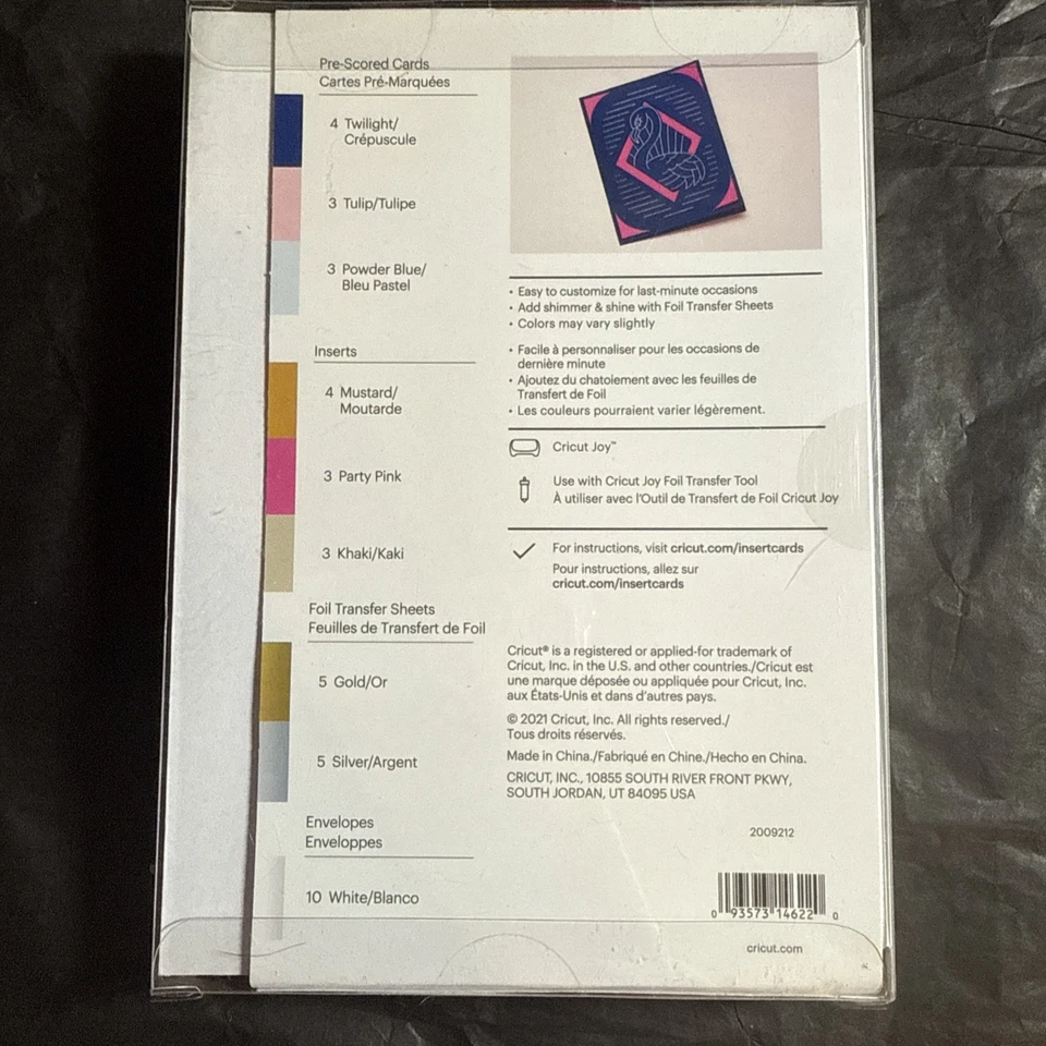 Cricut Joy Foil Transfer Insert Cards Sensei Sampler | 4,25 pulgadas x 6 pulgadas 10 unidades Nuevo en caja Foto 2 de 4