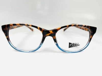 New Smilen Eyewear's 2000 & Beyond 3086 Tortoise & Blue Eyeglasses 55/18/145