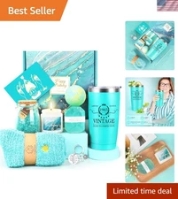 Celebrate Her 60th with a Luxury Gift Basket: Vintage Tumbler & Spa Essentials