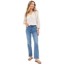 Judy Blue Womens Straight Fit Medium Wash Jeans Size 13/31