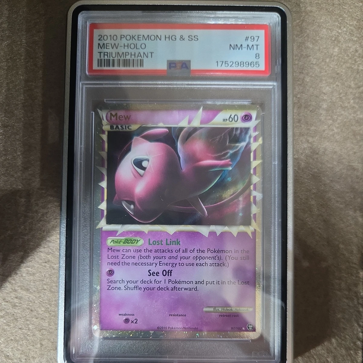 Mew Pokémon TCG Professional Sports Authenticator (PSA) Individual