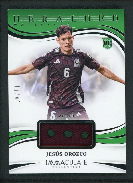 2024-25 Jesus Orozco 11/49 Trikot Panini Immaculate Collection Rookie RC