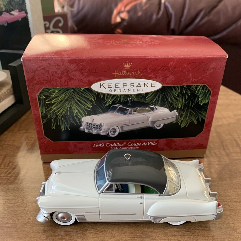 Hallmark 1949 Cadillac Coupe deVille 50th Anniversary Keepsake Ornament NEW