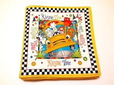 'Rhyme Time'  Soft, Washable, Cloth Book for Baby / Toddler