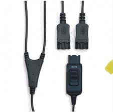 Y cord w/P-QD  Mute Switch On Supervisor Side 202880-30