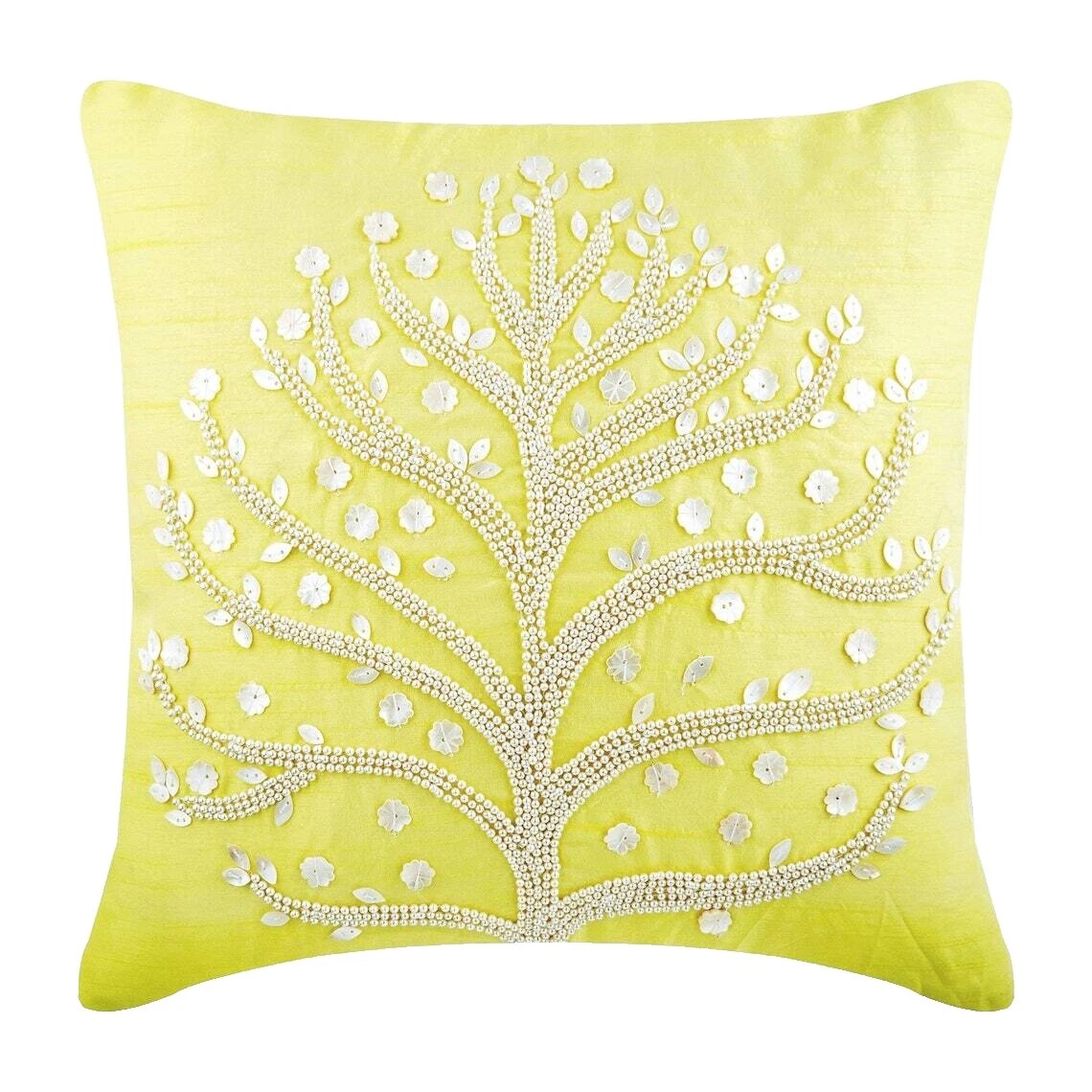 Faux Silk Contemporary Home Décor Pillows