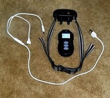 DOG Training Collar With Remote Dual Charging Cord Charger Tested