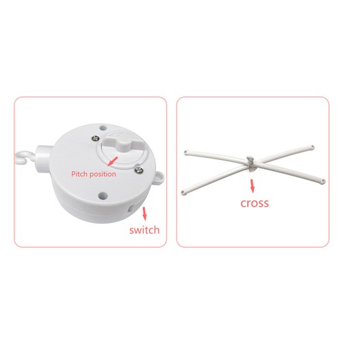 66CM Baby Crib Mobile Bed Bell Toy Holder Arm Bracket Hanging Music Box Cot Tool - Picture 4 of 14