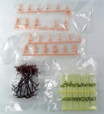 Bachmann HO Scale Large Lot People / Signs / Telephone Poles 60 Pieces Estimate