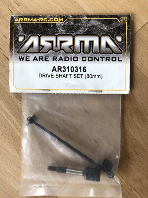 Arrma AR310316 Antriebswellensatz (80mm) Neu/OVP Fury Granit Vortex ADX10 Mojave