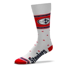 Pittsburgh Steelers Anthem Socks, OSFM, 4th of July American Flag Apparel