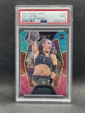 2022 Select WWE Jacy Jayne Premier Tri-Color Prizm RC #183 PSA 9