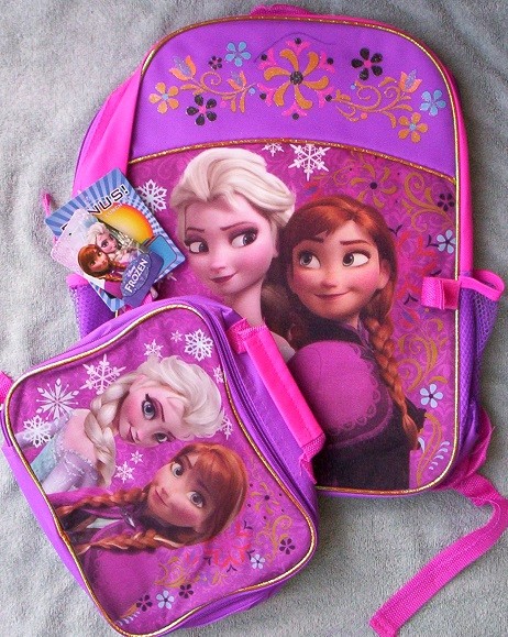 frozen backpack and lunch box