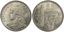 Test 25 Cents Patey 1904 Without Different PCGS SP67 Top Population Ma