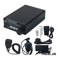USDX-BATT HF QRP SDR Transceiver Full Set 8 Band w/ Battery 3 Buttons w/ Mic