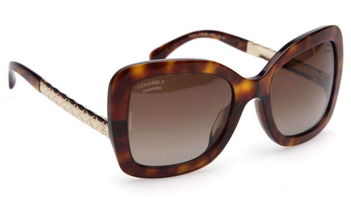 NEW CHANEL 5370-A c.1580/S9 Havana SUNGLASSES 3P 54-21-135mm