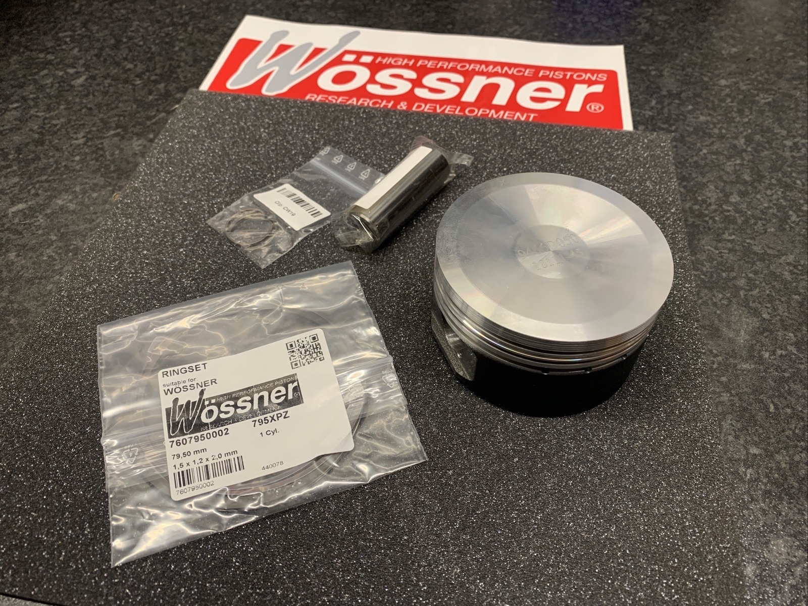 SINGLE! VAUXHALL CORSA MERIVA VXR A16LER / Z16LER 79.50MM WOSSNER