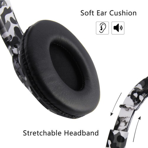 Cuffie da gioco stereo gaming per PS4 e XBOX camouflage - Foto 5 di 6