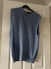 Alan Flusser XXL V Neck Golf Vest light Blue — photo 1