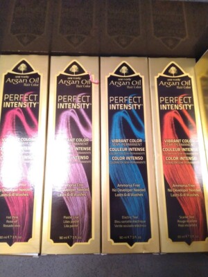 One 'n Only Argan Oil hair color Purple, Red, Blue, Pink, Orange