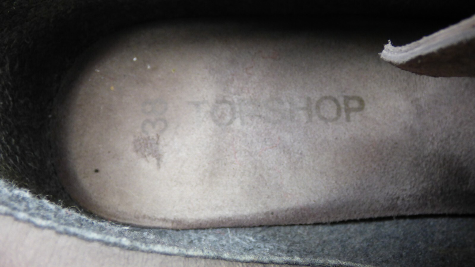 Topshop Wrap Around Boots Grey Suede 