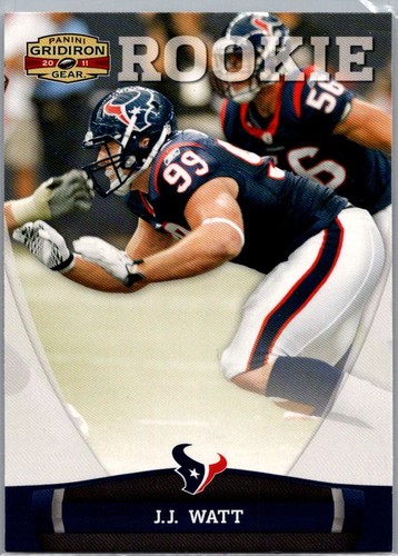 2011 Panini Gridiron Gear #175 J.J. Watt Silver X's #/250