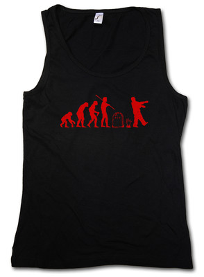 ZOMBIE EVOLUTION I TANK TOP T-SHIRT - The Walking Undead Living Walkers Dead