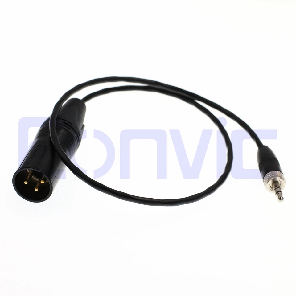 Locking 3.5mm XLR 3Pin Audio Cable for SONY D11 D21 Wireless Receiver FX9 Camera - Image 2 of 4