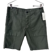 J. Brand Kontact Shorts Relaxed Green New 165 Mens Size Size 30  Waist Casual
