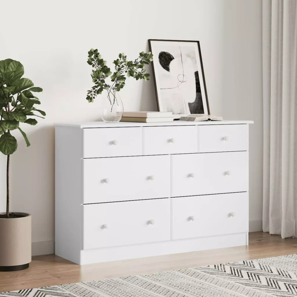 Solid pine chest of drawers large deals