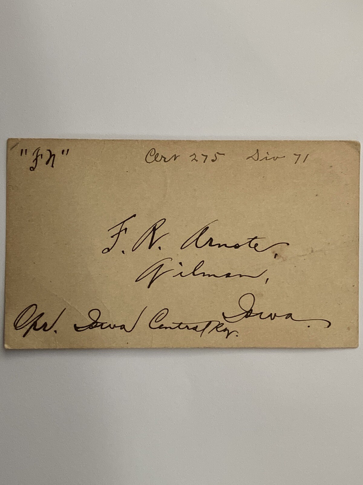 Ux18 Post Card 1905 Gilman Iowa eBay