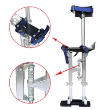 For Painter Taping Tool 15" - 23" Aluminum Stilt Silver Drywall Painting Stilts