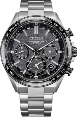 CITIZEN CC4058-67X ATTESA Black ACT Line Eco-Drive GPS Men's Watch