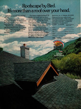 1977 Vintage Print Ad Roofscape By Bird & Son It's more than a roof over head