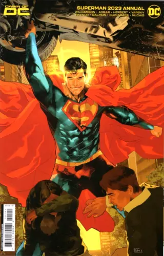 SUPERMAN ANNUAL #1 1:25 EDWIN GALMON VARIANT 080523
