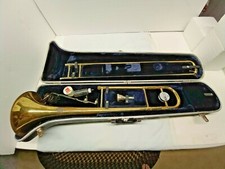 Vintage CONN TROMBONE DIRECTOR 806414 OLDS 12C MOUTHPIECE CASE EXTRAS