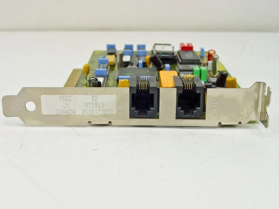 Módem de tarjeta ISA de 8 bits Northern Telecom NT5B6002 ISA Foto 4 de 4