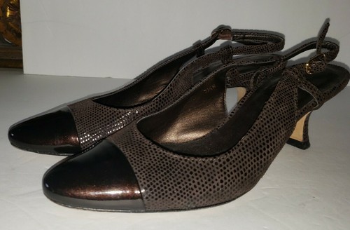 vaneli cap toe slingback