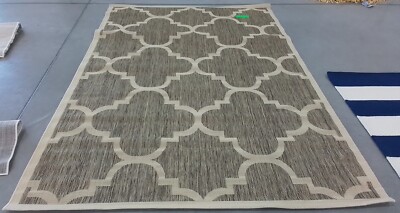 BROWN 6'-7'' x 9'-6'' Broken Thread Rug, Reduced Price 1172766723 CY6243-242-6