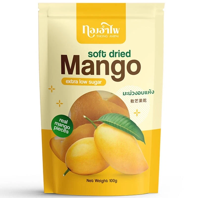 TANGA MANGO SECADO SUAVE MARCA AMPAI 100 g. x 10 piezas Foto 2 de 2