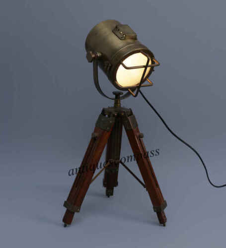 Antiqueable Lamp Spotlight Reflector Finish Mini Small Desk Vintage - Picture 1 of 5